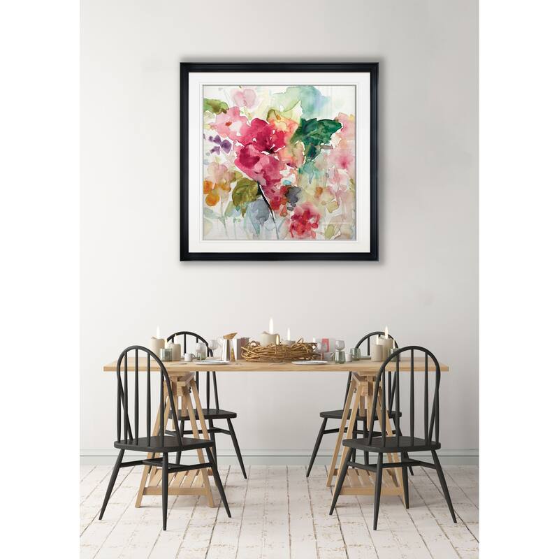 Citrus Floral Punch -Framed Giclee Print