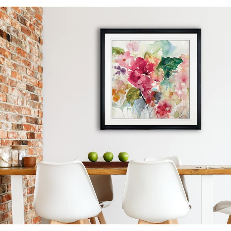 Citrus Floral Punch -Framed Giclee Print