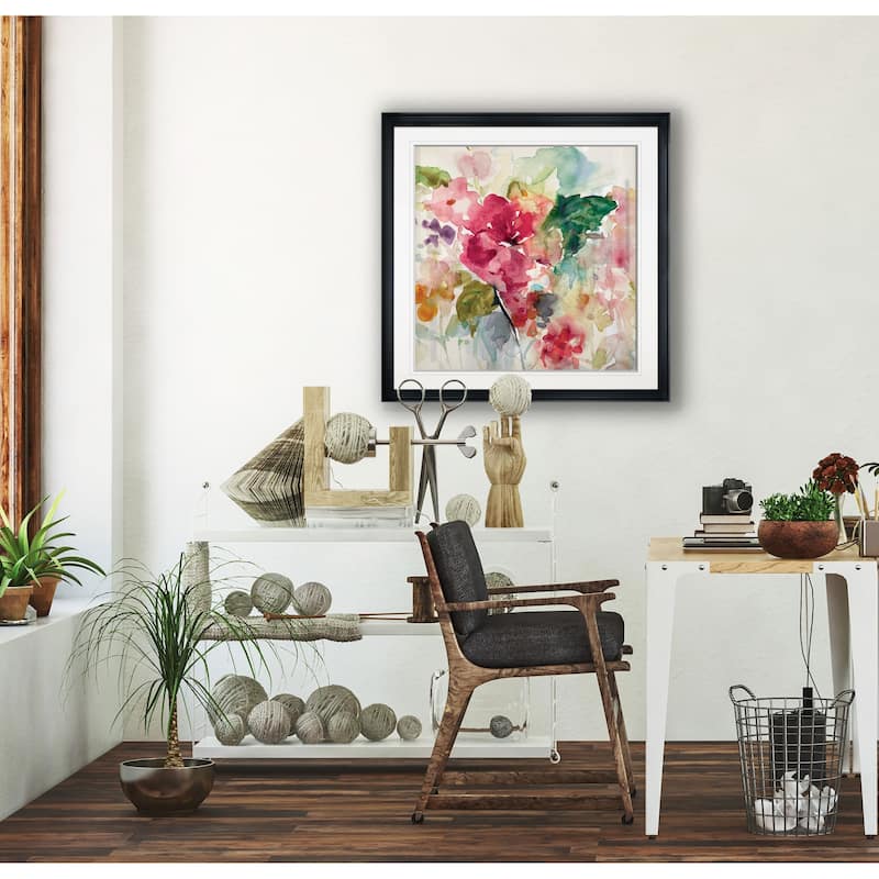 Citrus Floral Punch -Framed Giclee Print