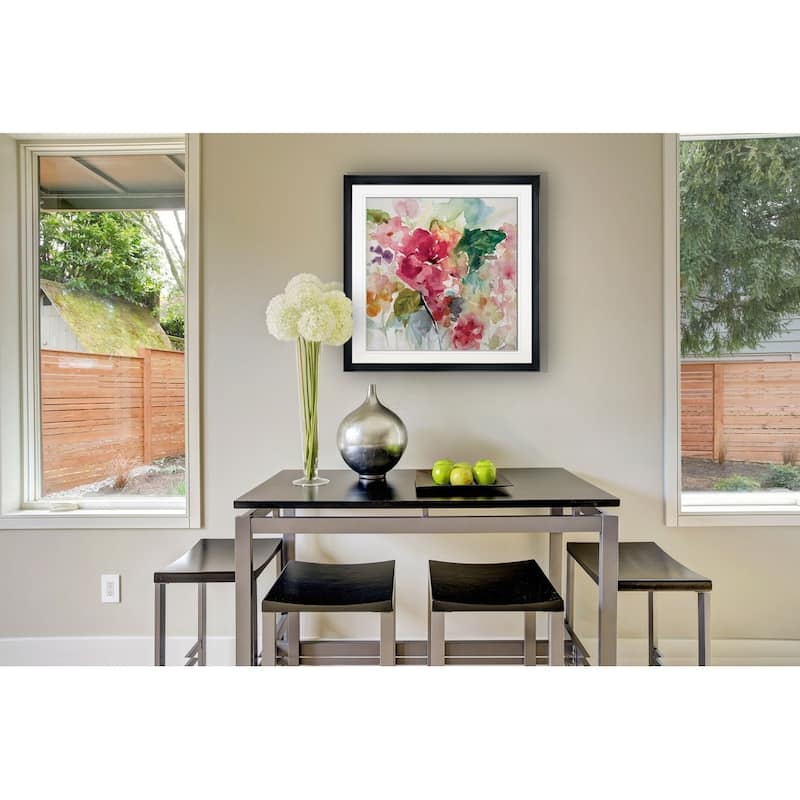 Citrus Floral Punch -Framed Giclee Print
