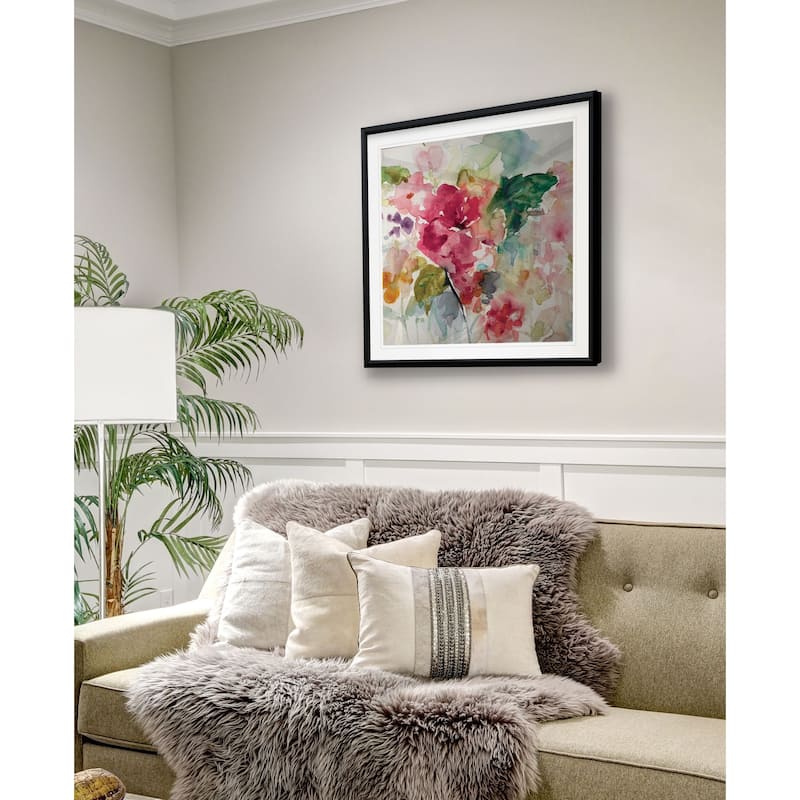 Citrus Floral Punch -Framed Giclee Print