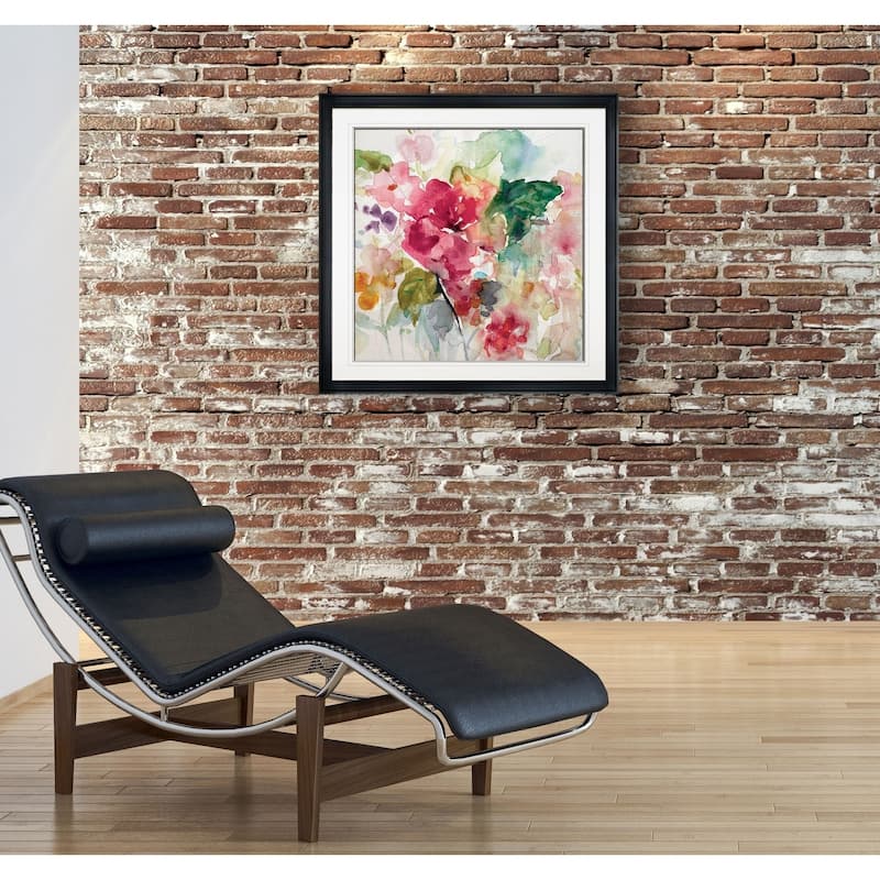 Citrus Floral Punch -Framed Giclee Print