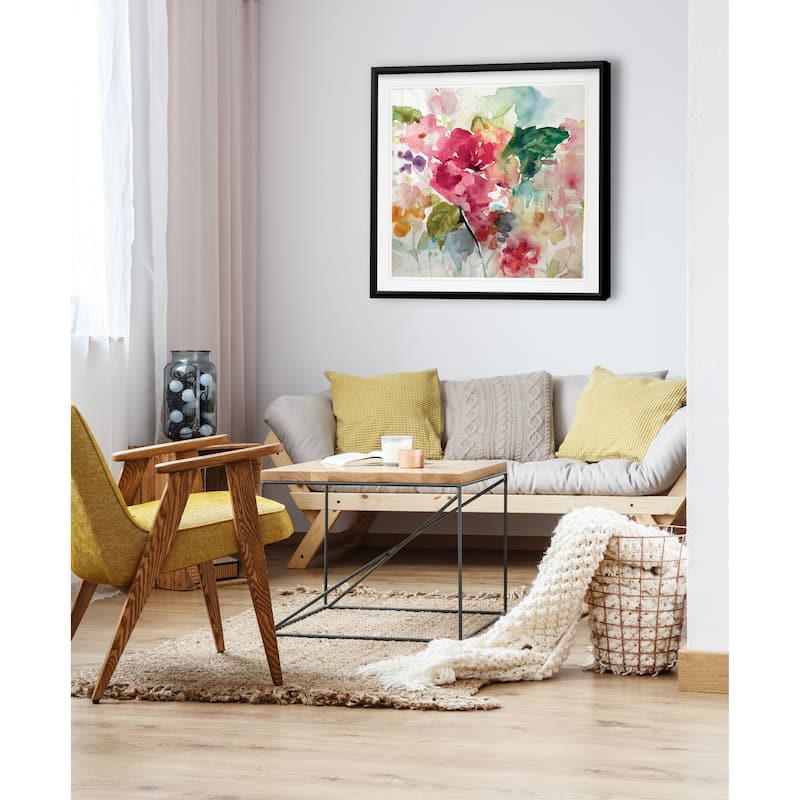 Citrus Floral Punch -Framed Giclee Print
