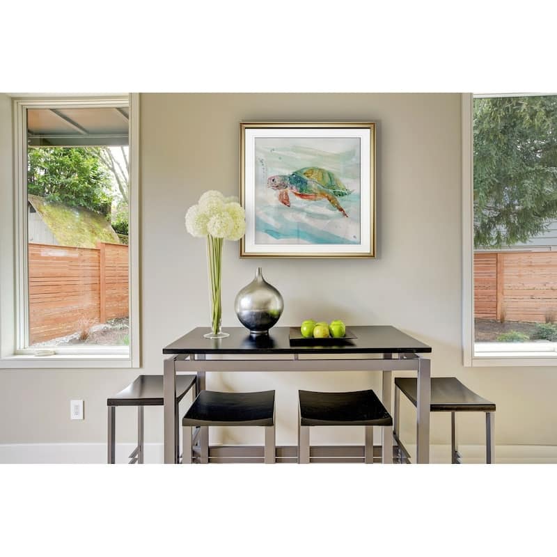 Turtle Tropics II -Framed Giclee Print