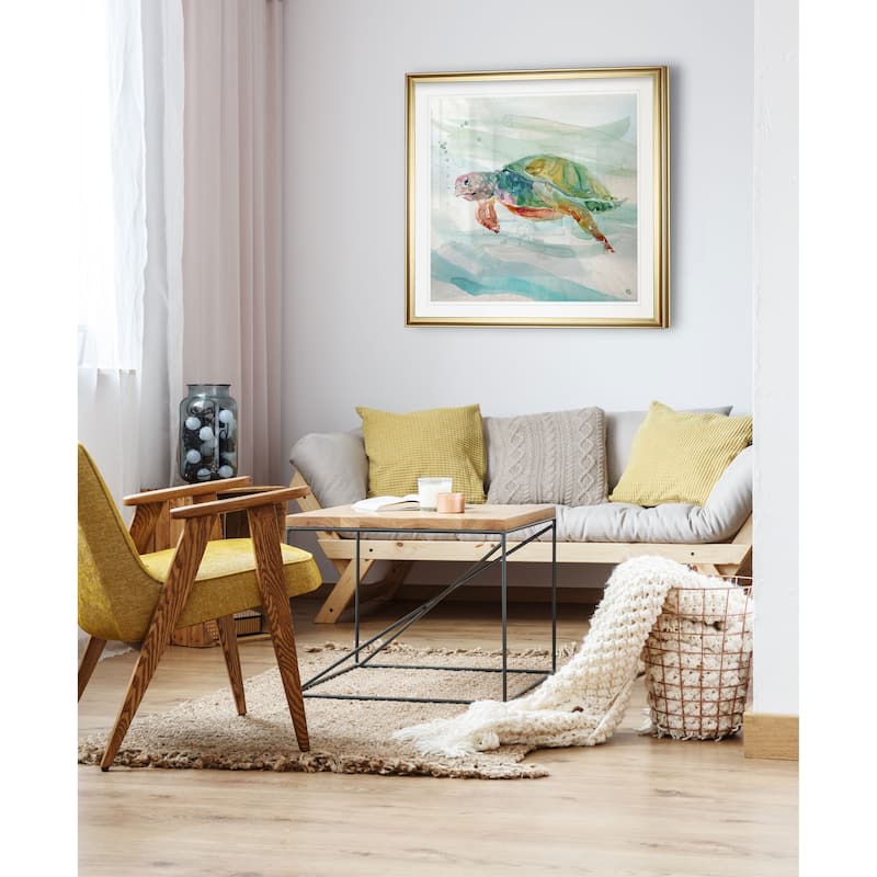 Turtle Tropics II -Framed Giclee Print