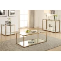 Silver Orchid Hartau Modern Chocolate Chrome Finish Coffee Table - 47.25" x 23.50" x 18.50"