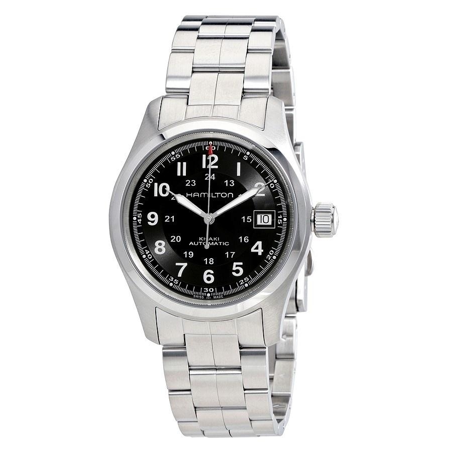 Hamilton Men's H70455133 'Khaki Aviation' GMT Automatic Stainless Steel Watch