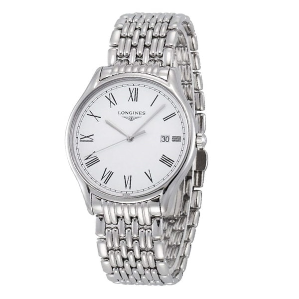 Longines Men's L4.859.4.11.6 'Lyre' Stainless Steel Watch. Opens flyout.