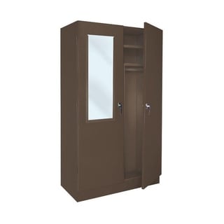 Shop Steel Cabinets Usa Wardrobe Closet With Secure Enclosed Storage On Sale Overstock 24186807