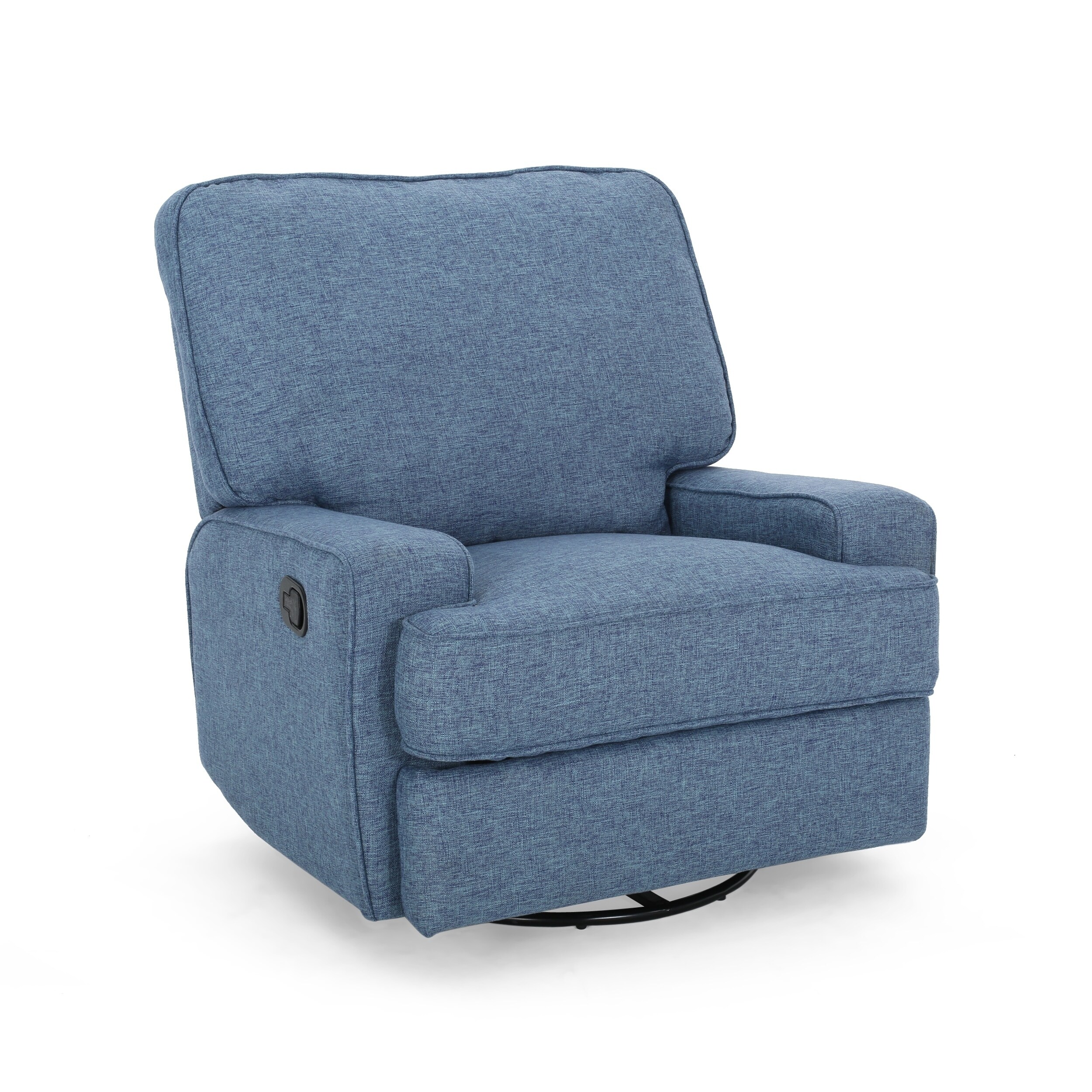 blue swivel rocker recliner