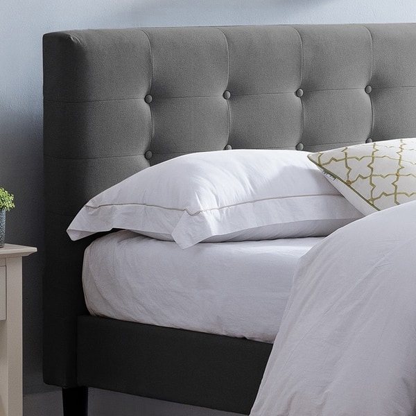Agnew Upholstered Queen Size Platform Bed By Christopher Knight Home On Sale Overstock 24190666