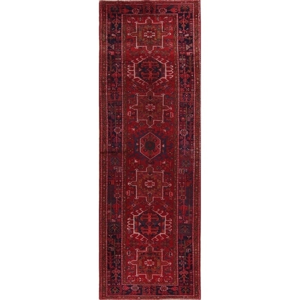 Copper Grove Liberec Hand-knotted Geometric Wool Area Rug - 11'5 x 3'10