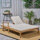 Perla Outdoor Acacia Wood Double Chaise Lounge by Christopher Knight Home - Thumbnail 13