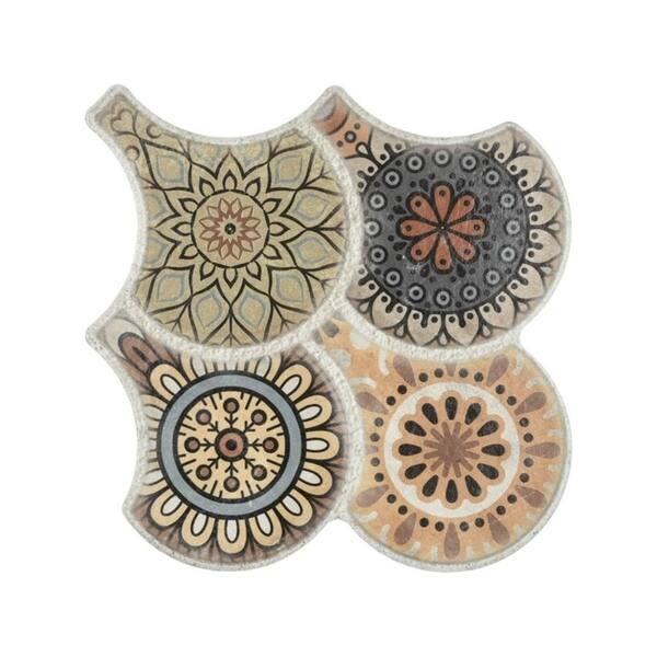Shop Somertile 14 5x16 125 Inch Escala Colors Decor Porcelain