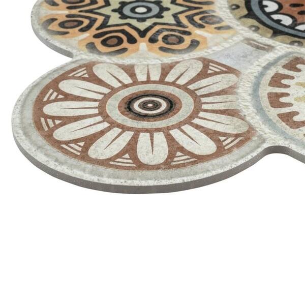 Shop Somertile 14 5x16 125 Inch Escala Colors Decor Porcelain