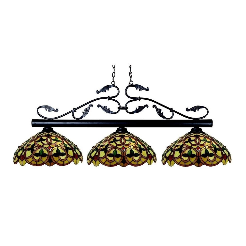 Bourbon 3-light Tiffany-style Chandelier - Chandeliers For Bedrooms by Overstock.com
