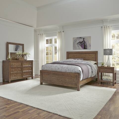 Sedona Queen Bed, Night Stand, Dresser and Mirror