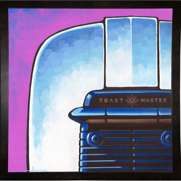 Galaxy Toaster - Purple-LARHUN127996 Print 20"x20" by Larry Hunter