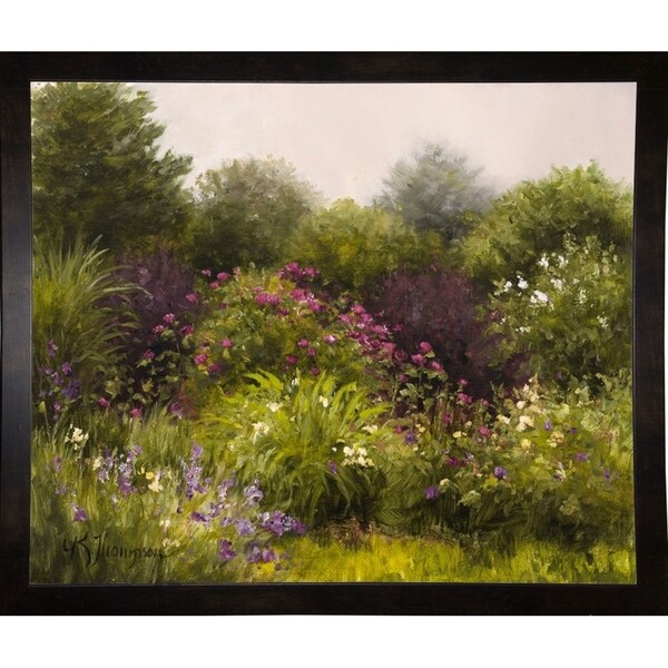 Garden in the Mist-KATTHO104176 Print 29.5"x35.5" by Kathie Thompson