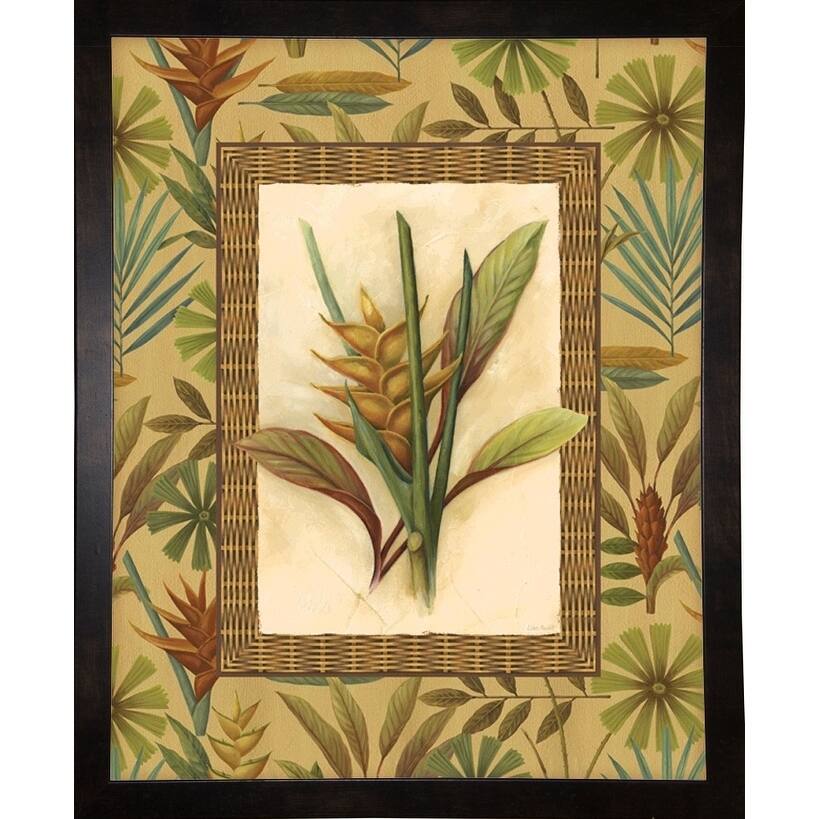 Flowers Of Paradise 2 - Gold 16X20-LISAUD67076 Print 20"x16" by Lisa Audit