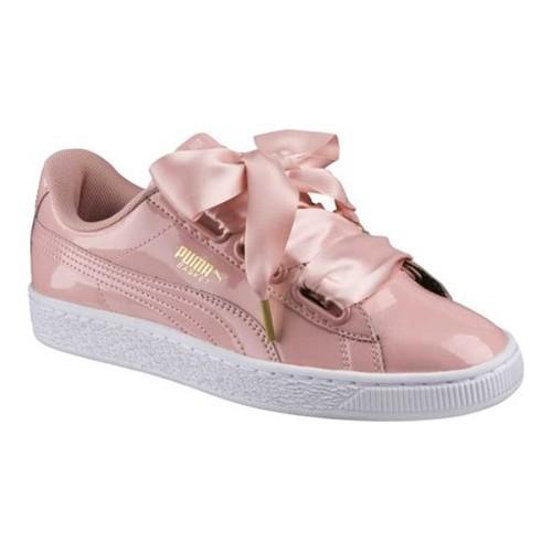 puma basket heart patent beige puma basket heart patent beige