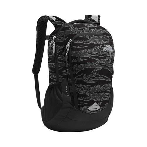 north face black camo backpack