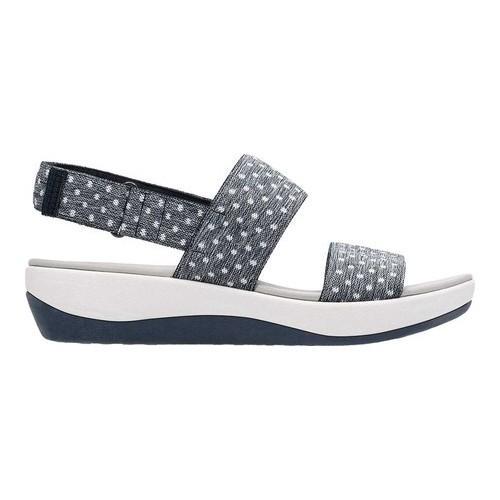 clarks black and white sandals