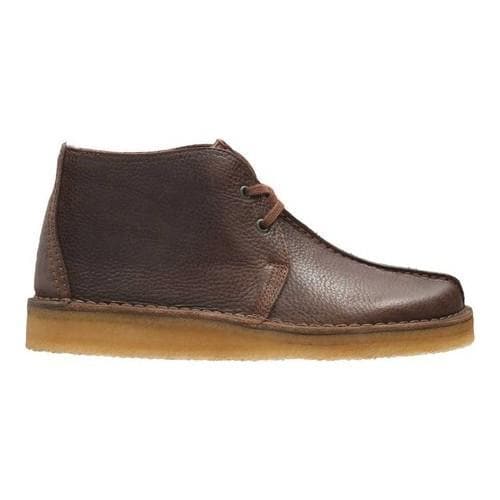 clarks desert trek hi cola leather