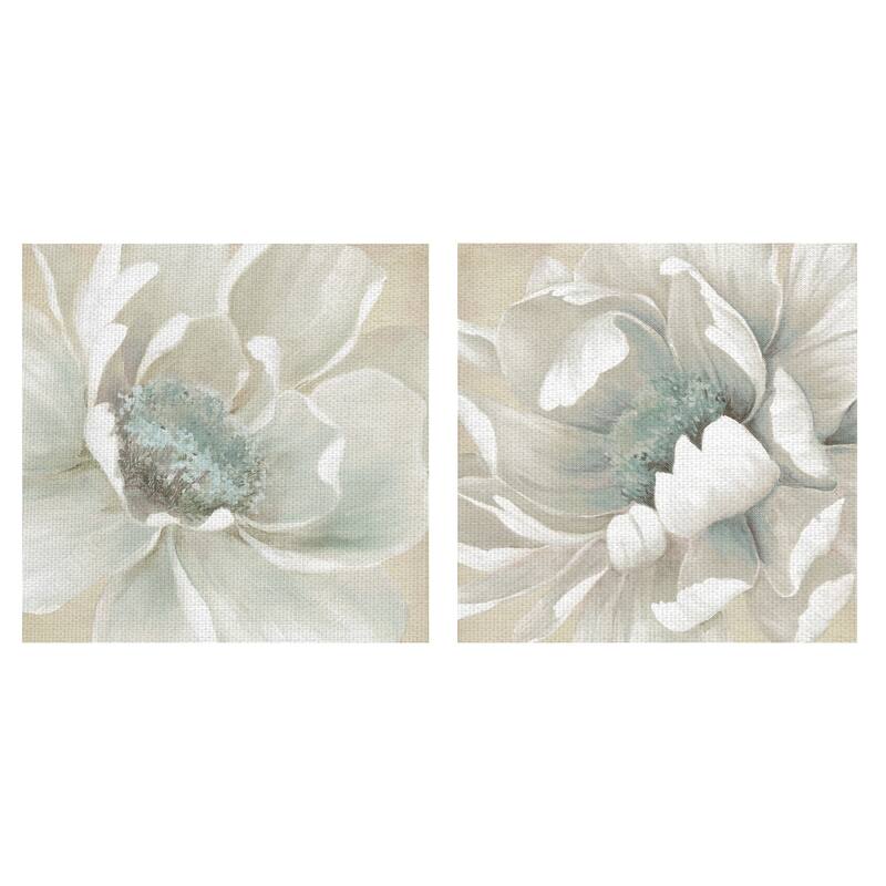 Winter Blooms I & II by Carol Robinson Canvas Art