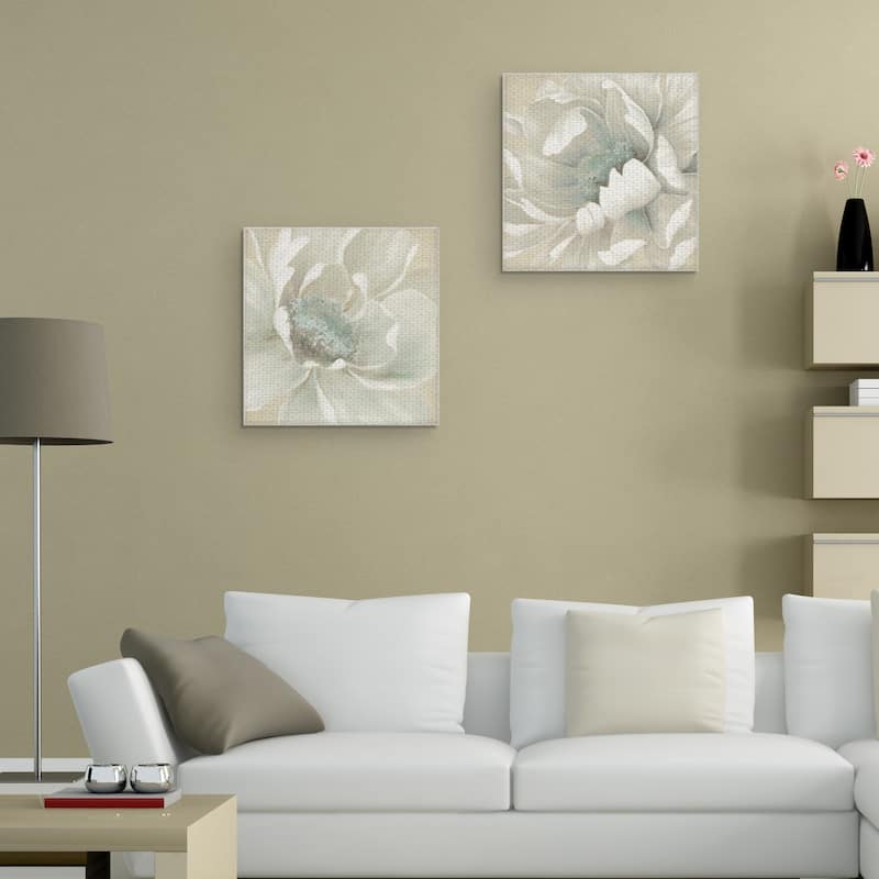 Winter Blooms I & II by Carol Robinson Canvas Art