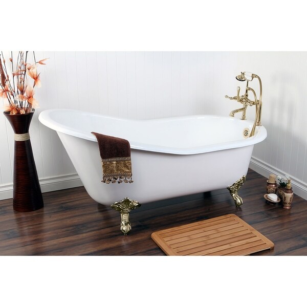 old cast iron clawfoot tub