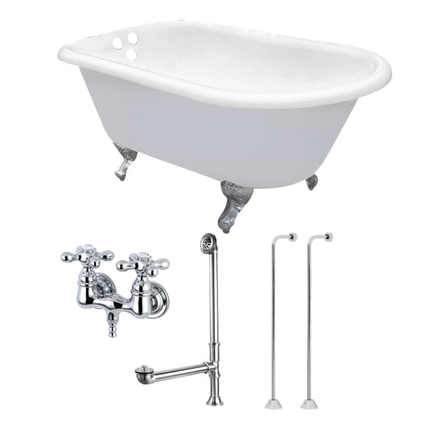 cast iron clawfoot tub faucet