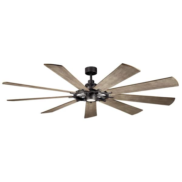 Shop Gentry Xl 85 Inch Led Ceiling Fan 3 Finish Options Free