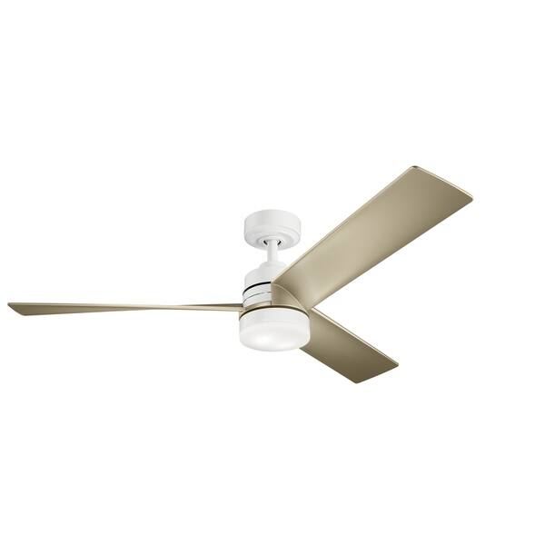 Shop Spyn 52 Inch Led Ceiling Fan 3 Finish Options On Sale