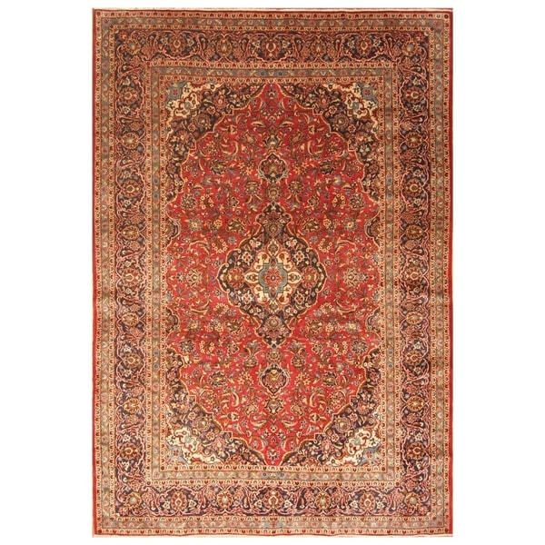 Handmade Kashan Wool Rug (Iran) - 8'2 x 11'9