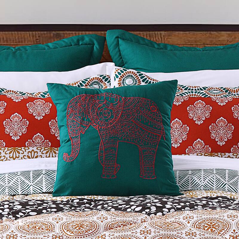 The Curated Nomad La Boheme Striped 7-piece Comforter Set