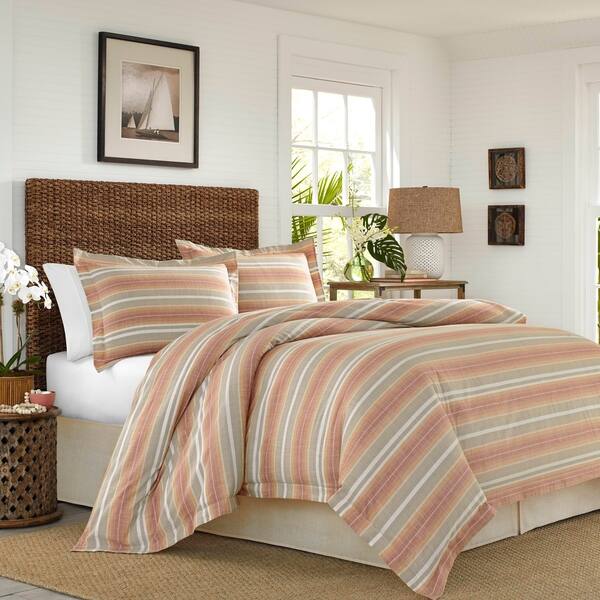 Shop Tommy Bahama Sunrise Stripe Comforter Set On Sale