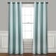 preview thumbnail 41 of 40, Lush Decor Absolute Blackout Window Curtain Panel Pair 38"w x 84"l - Blue