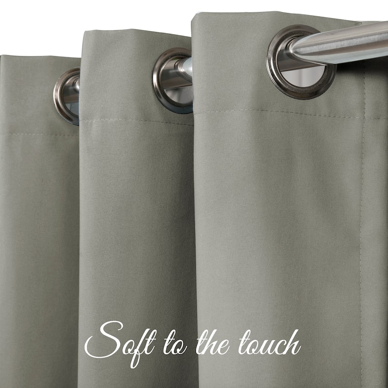 Lush Decor Absolute Blackout Window Curtain Panel Pair