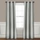 preview thumbnail 21 of 40, Lush Decor Absolute Blackout Window Curtain Panel Pair 38"w x 84"l - Light Gray