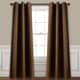 preview thumbnail 6 of 40, Lush Decor Absolute Blackout Window Curtain Panel Pair 38"w x 84"l - Mocha