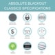 preview thumbnail 3 of 40, Lush Decor Absolute Blackout Window Curtain Panel Pair