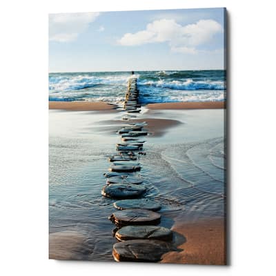 Epic Graffiti "Stepping Stones" Giclee Canvas Wall Art, 12"x18"