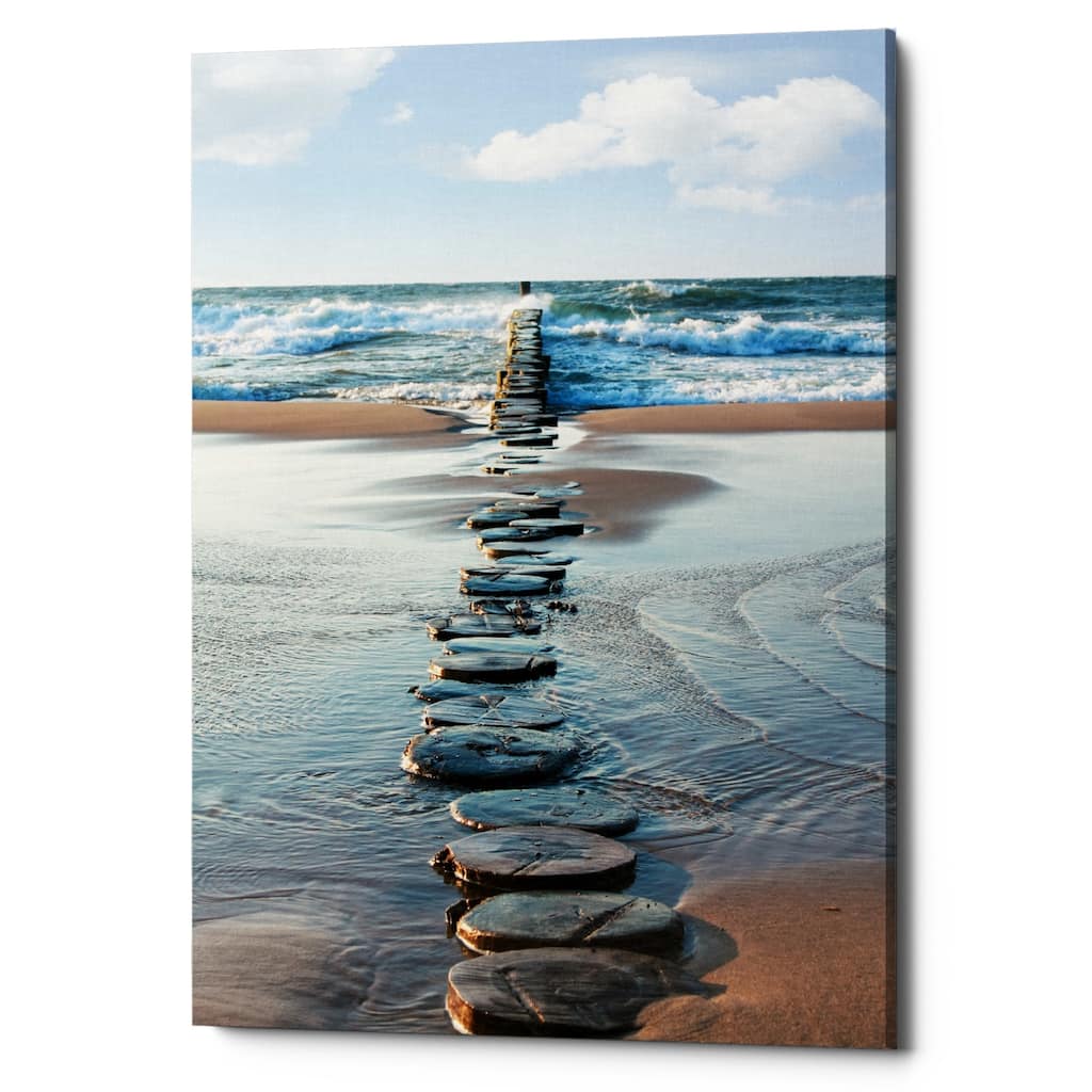 Epic Graffiti "Stepping Stones" Giclee Canvas Wall Art, 12"x18"