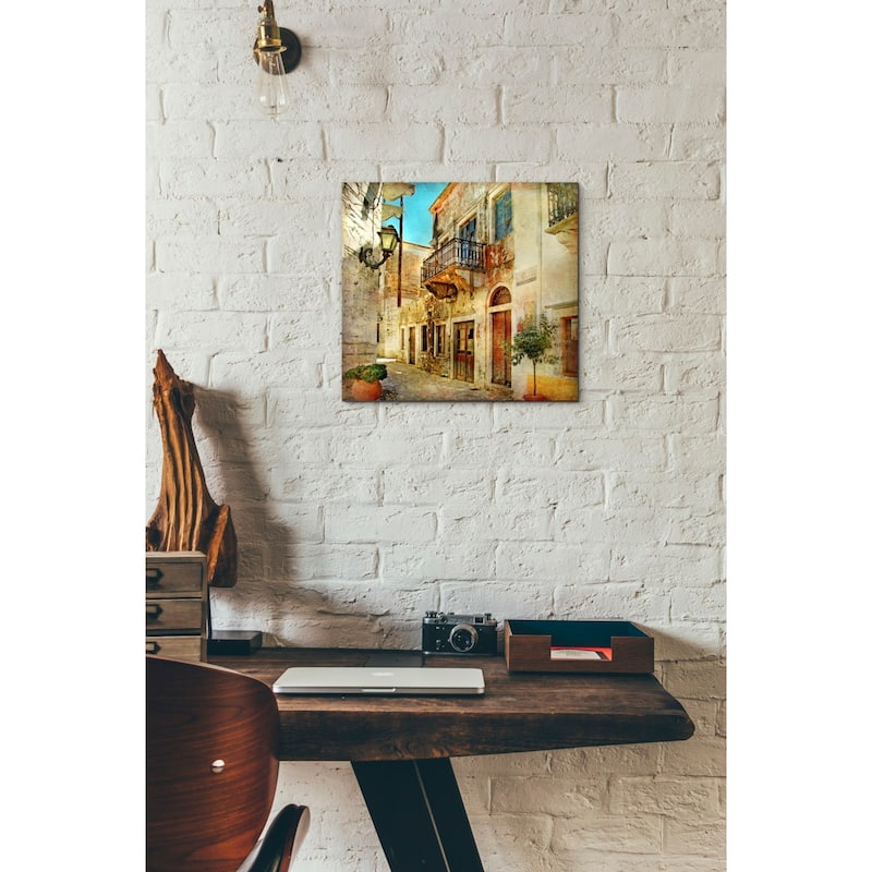 Epic Graffiti "Ciao Bella III" Giclee Canvas Wall Art, 12"x12"
