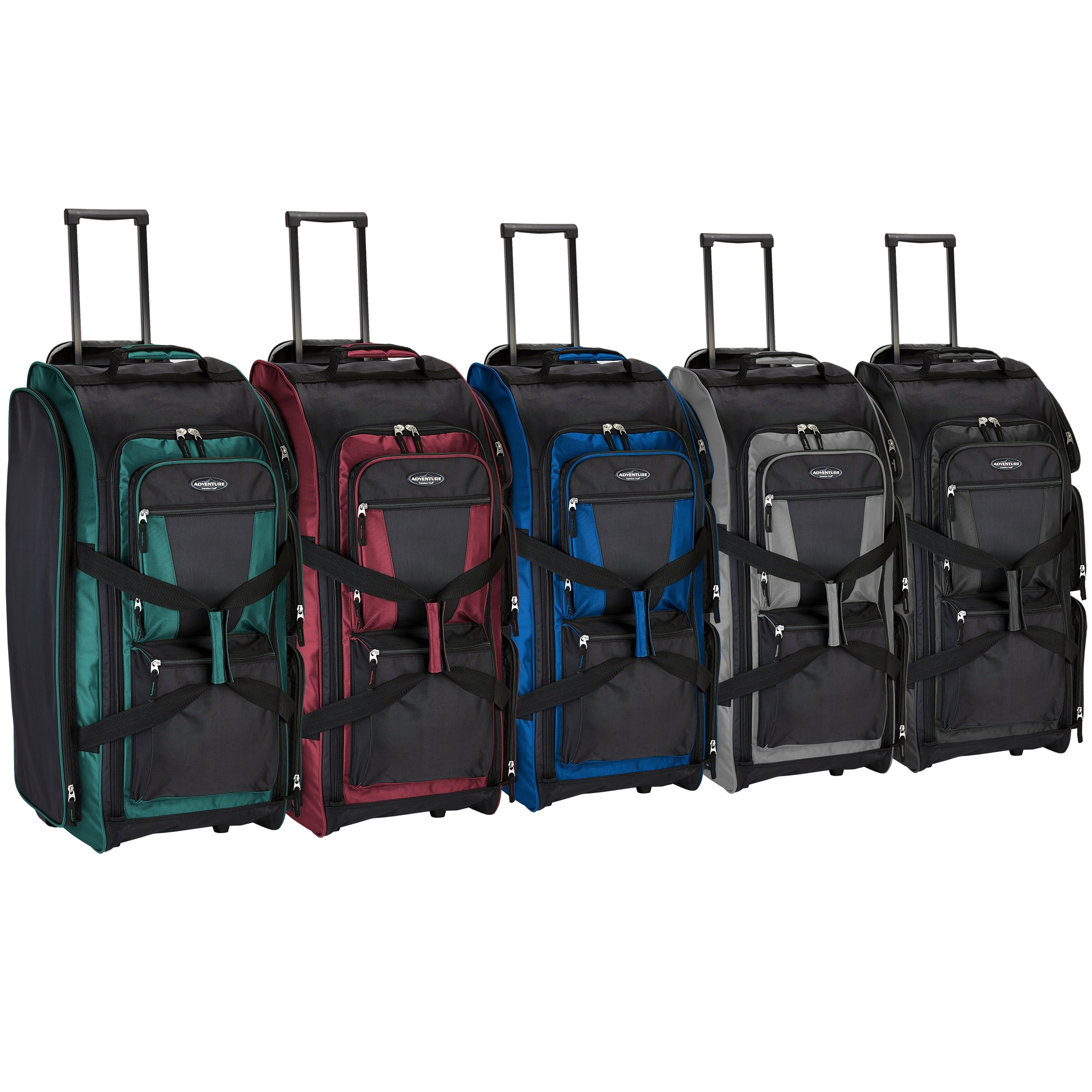 travelers club rolling duffel bag