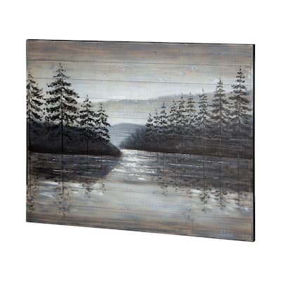 Sunset Narrows Oil Painting