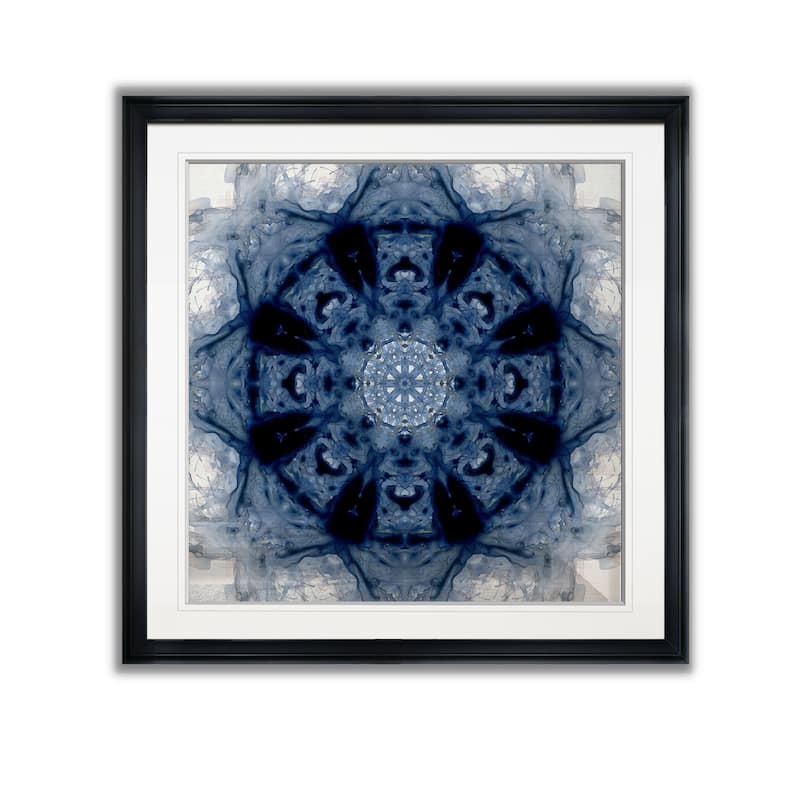 Indigo Kaleidoscope II -Framed Giclee Print