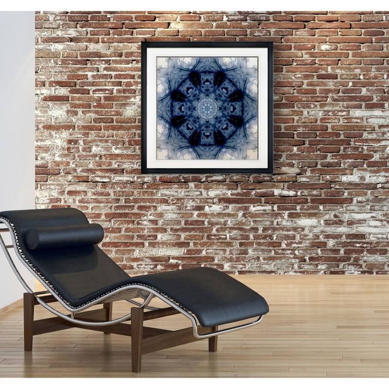 Indigo Kaleidoscope II -Framed Giclee Print