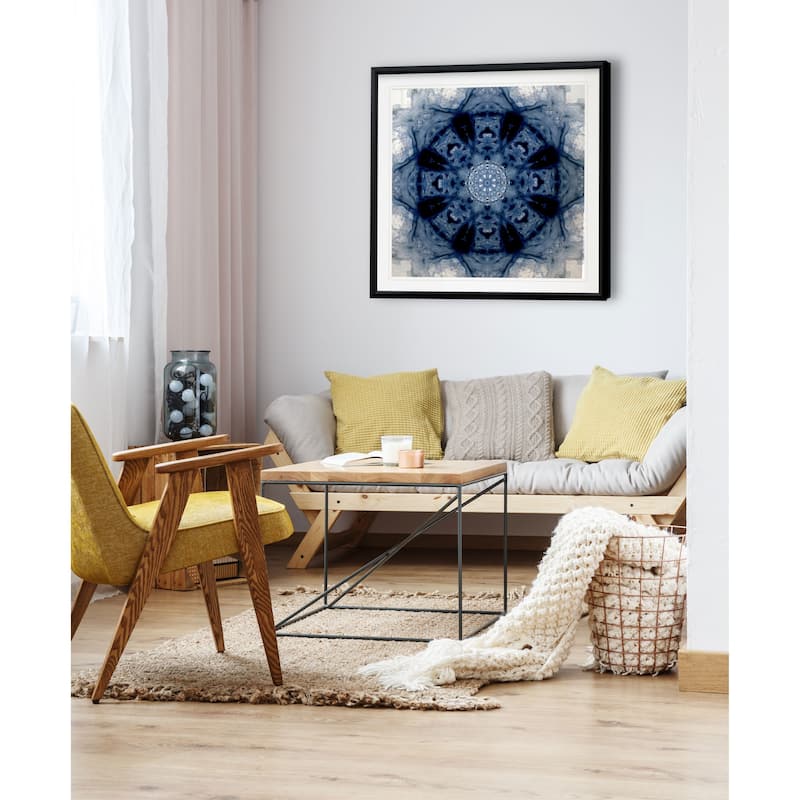 Indigo Kaleidoscope II -Framed Giclee Print